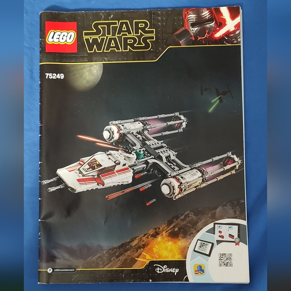 Lego 75249 Star Wars Resistance Y-Wing Starfighter Ship With Minifigures
